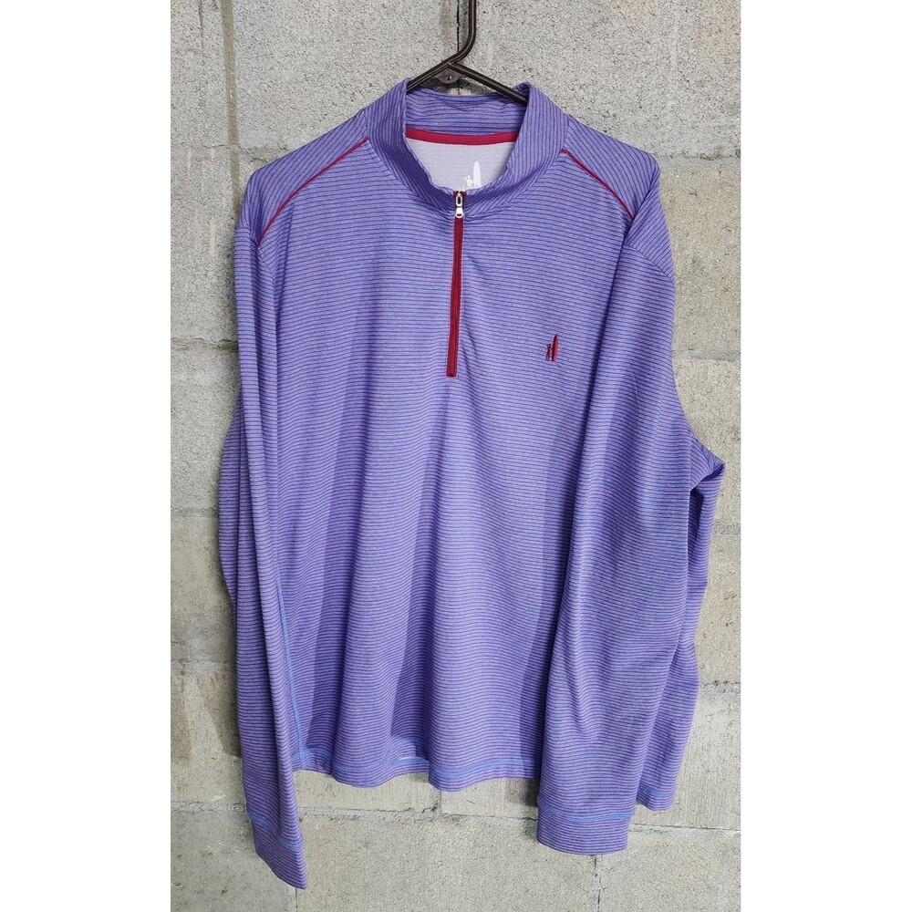 Johnnie-O Long Sleeve Pullover 1/4 Zip Men's Performance Golf Sweater Size XL